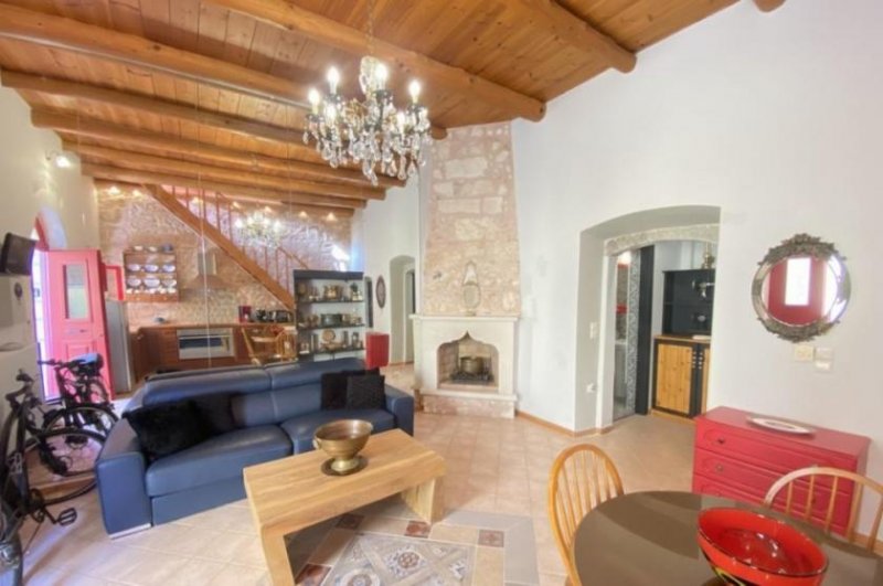 Vamos Kreta – Komplett renovierte traditionelle Maisonette-Wohnung in Vamos zu verkaufen Haus kaufen